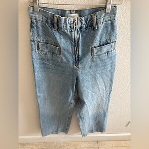 Sandro Sky Blue Denim Trousers